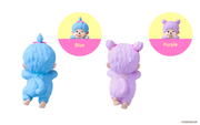 HIPPERS Monchhichi COLORS: Wink Series J6