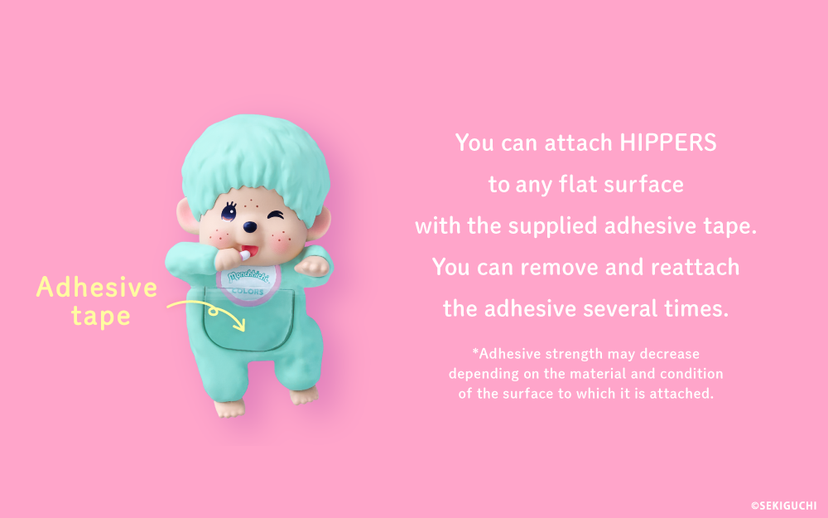 HIPPERS Monchhichi COLORS: Wink Series J6